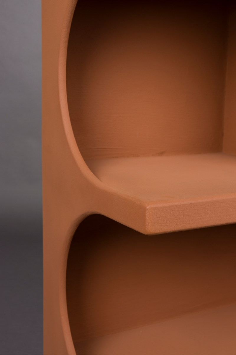 Matte Terracotta Shelf Cabinet | Dutchbone Dundee | Oroatrade.com