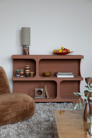 Matte Terracotta Shelf Cabinet | Dutchbone Dundee | Oroatrade.com