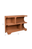 Matte Terracotta Shelf Cabinet | Dutchbone Dundee | Oroatrade.com