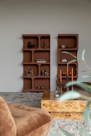 Matte Terracotta Shelf Cabinet | Dutchbone Dundee | Oroatrade.com