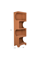 Matte Terracotta Shelf Cabinet | Dutchbone Dundee | Oroatrade.com