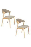 Natural Beech Dining Chairs (2) | Dutchbone Babington | Oroatrade.com
