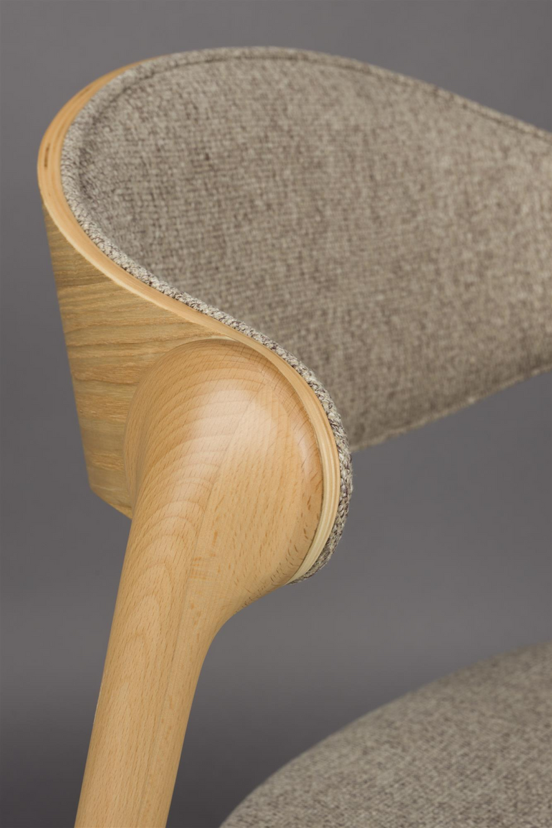 Natural Beech Dining Chairs (2) | Dutchbone Babington | Oroatrade.com