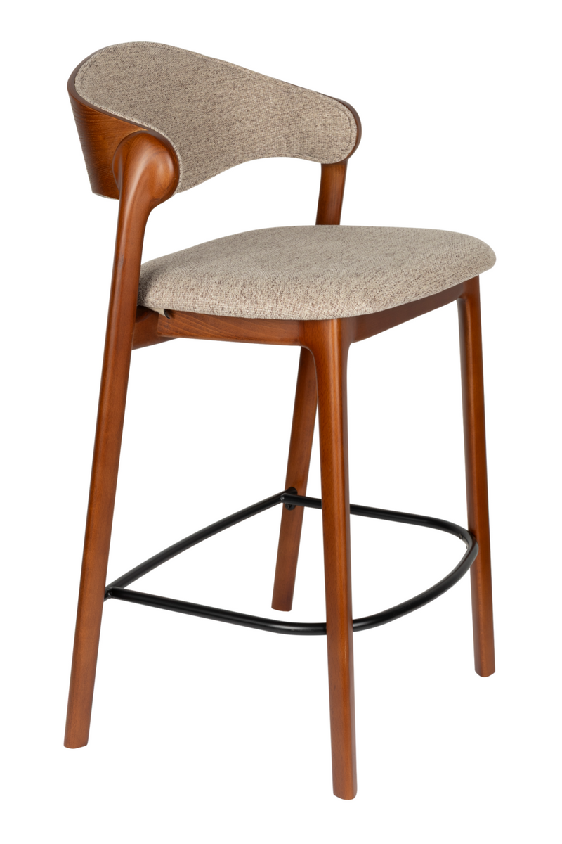 Walnut Finished Counter Stools (2) | Dutchbone Babington | Oroatrade.com