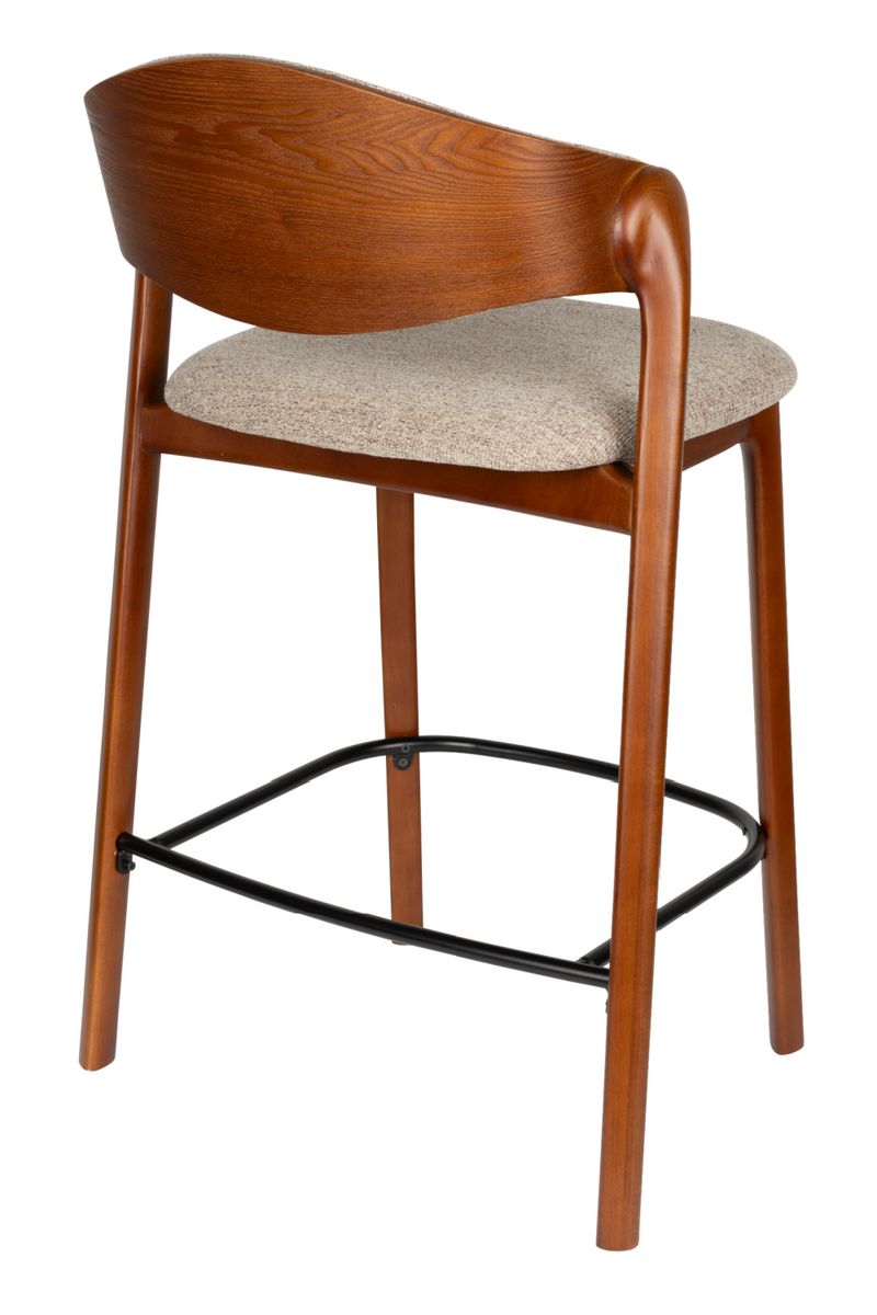 Walnut Finished Counter Stools (2) | Dutchbone Babington | Oroatrade.com