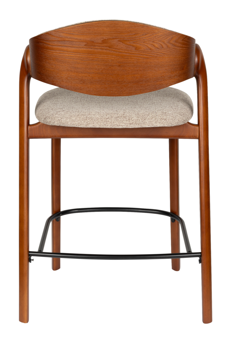 Walnut Finished Counter Stools (2) | Dutchbone Babington | Oroatrade.com