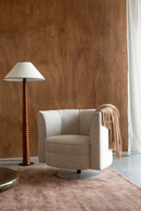 Curved Swivel Lounge Chair | Dutchbone Flower | Oroatrade.com