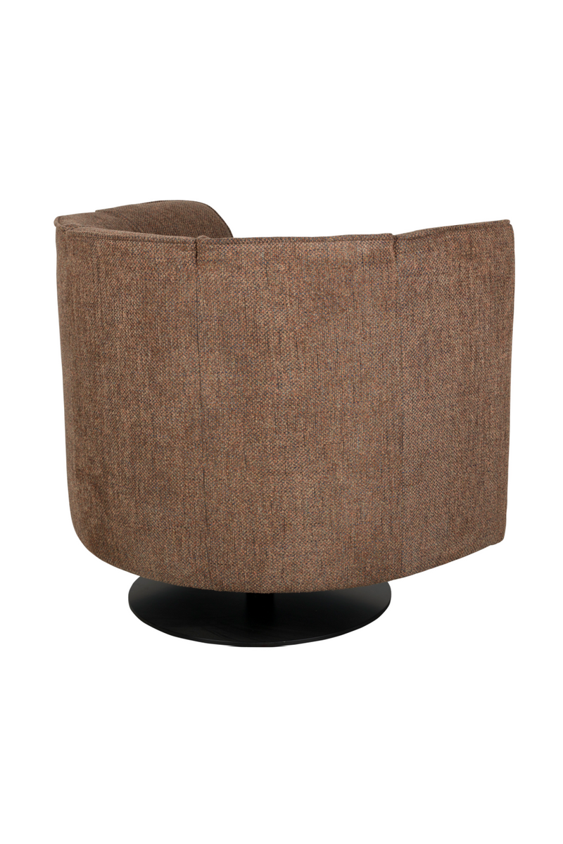 Curved Swivel Lounge Chair | Dutchbone Flower | Oroatrade.com