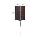 Carved Mango Wood Wall Lamp | Dutchbone Marnix | Oroatrade.com