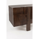 Wooden Geometrical 4-Door Sideboard | Dutchbone Bruneau | Oroatrade.com