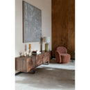 Wooden Geometrical 4-Door Sideboard | Dutchbone Bruneau | Oroatrade.com