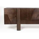 Wooden Geometrical 4-Door Sideboard | Dutchbone Bruneau | Oroatrade.com