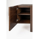 Wooden Geometrical 4-Door Sideboard | Dutchbone Bruneau | Oroatrade.com