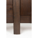 Wooden Geometrical 4-Door Sideboard | Dutchbone Bruneau | Oroatrade.com