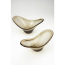 Smoked Glass Bowl Tray | Dutchbone Dale | Oroatrade.com