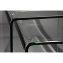 Hospitality furniture - Clear Glass Side Tables (2) - www.oroatrade.com
