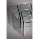 Hospitality furniture - Clear Glass Side Tables (2) - www.oroatrade.com