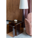Brown Glass Side Table Set (2) | Dutchbone Vetro | Oroatrade.com