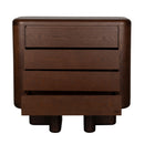 Walnut Wood 3-Drawer Cabinet | Dutchbone Herman | Oroatrade.com