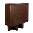 Walnut Wood 3-Drawer Cabinet | Dutchbone Herman | Oroatrade.com