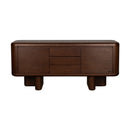 Contract furniture - Walnut Finished 2-Door Sideboard - www.oroatrade.com