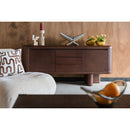 Contract furniture - Walnut Finished 2-Door Sideboard - www.oroatrade.com