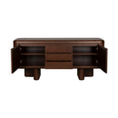 Contract furniture - Walnut Finished 2-Door Sideboard - www.oroatrade.com