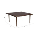 Contract furniture - Brown Wood Square Coffee Table - www.oroatrade.com