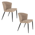 Hospitality furniture - Curved-Back Dining Chairs (2) - www.oroatrade.com