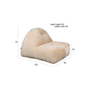 Hospitality furniture - Velvet Lounge Bean Bag - www.oroatrade.com