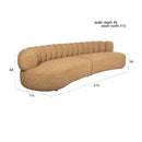 Hospitality furniture - 4-Seater Curved Back Sofa - www.oroatrade.com