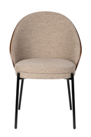 Beige Fabric Dining Chairs (2) | Dutchbone Rodin | Oroatrade.com