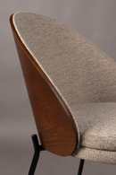 Beige Fabric Dining Chairs (2) | Dutchbone Rodin | Oroatrade.com