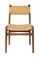 Knitted Cord Dining Chairs (2) | Dutchbone Cecile | Oroatrade.com