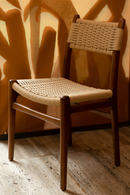 Knitted Cord Dining Chairs (2) | Dutchbone Cecile | Oroatrade.com