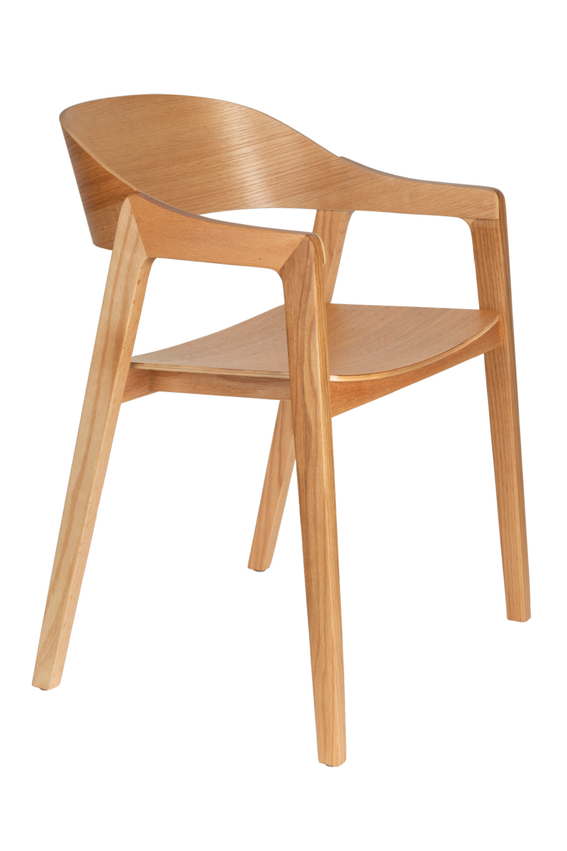 Natural Wooden Dining Chairs (2) | Dutchbone Westlake | Oroatrade.com