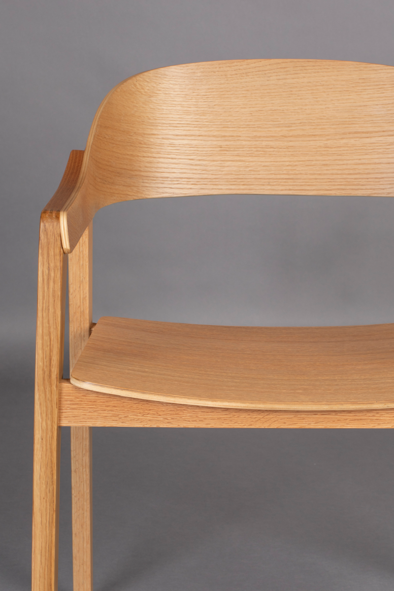 Natural Wooden Dining Chairs (2) | Dutchbone Westlake | Oroatrade.com