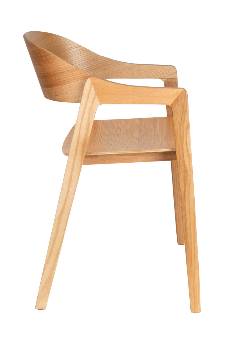 Natural Wooden Dining Chairs (2) | Dutchbone Westlake | Oroatrade.com