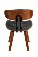 50s Inspired Padded Dining Chair | Dutchbone Blackwood | Oroatrade.com