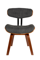 50s Inspired Padded Dining Chair | Dutchbone Blackwood | Oroatrade.com