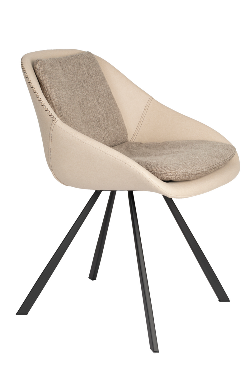 Upholstered Shell Dining Chairs (2) | Dutchbone Wakefield | Oroatrade.com