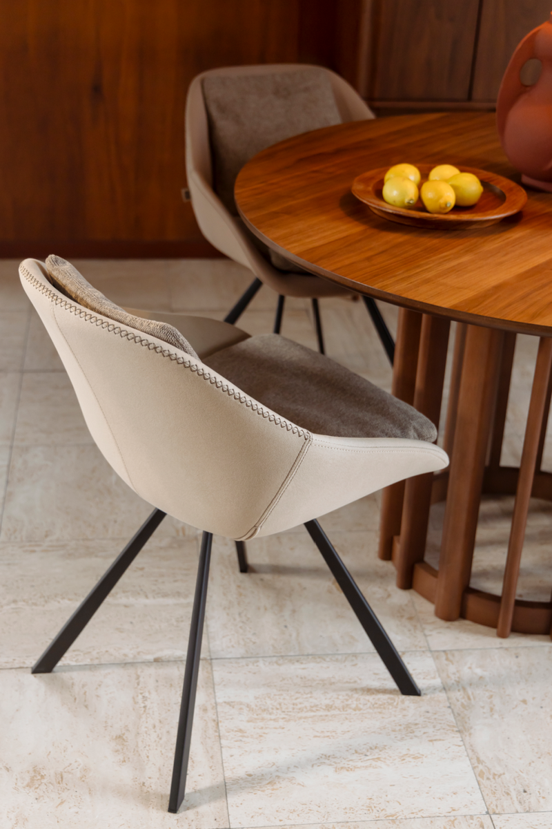 Upholstered Shell Dining Chairs (2) | Dutchbone Wakefield | Oroatrade.com