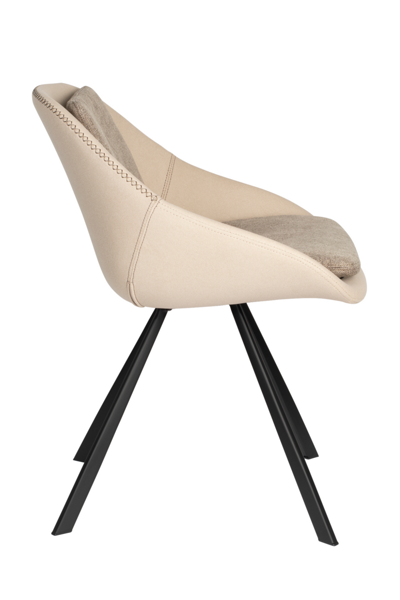 Upholstered Shell Dining Chairs (2) | Dutchbone Wakefield | Oroatrade.com