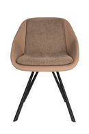 Upholstered Shell Dining Chairs (2) | Dutchbone Wakefield | Oroatrade.com