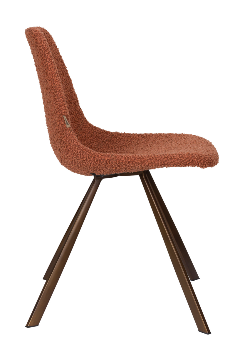 Bouclé Bucket Dining Chair (2) | Dutchbone Franky | Oroatrade.com