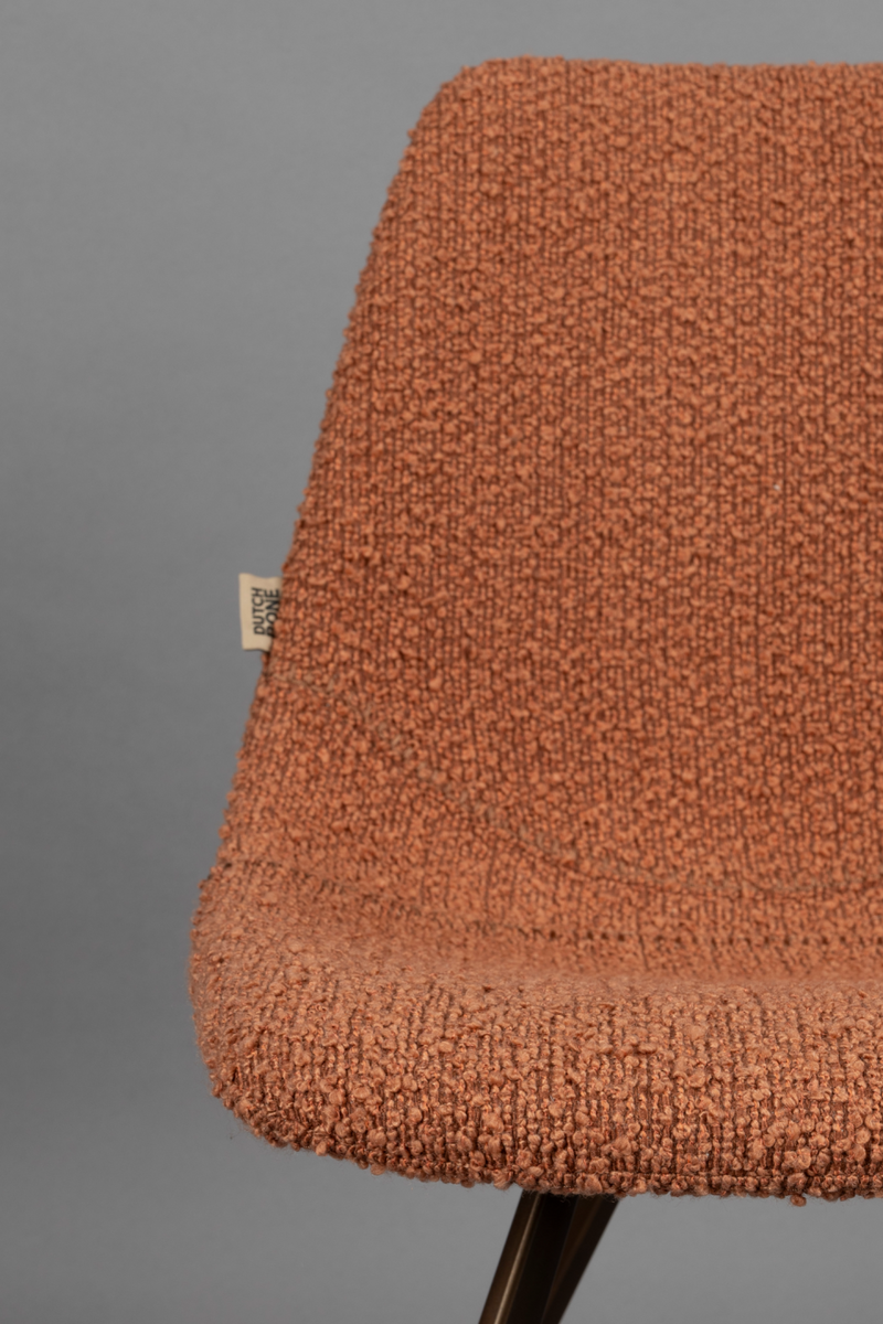 Bouclé Bucket Dining Chair (2) | Dutchbone Franky | Oroatrade.com