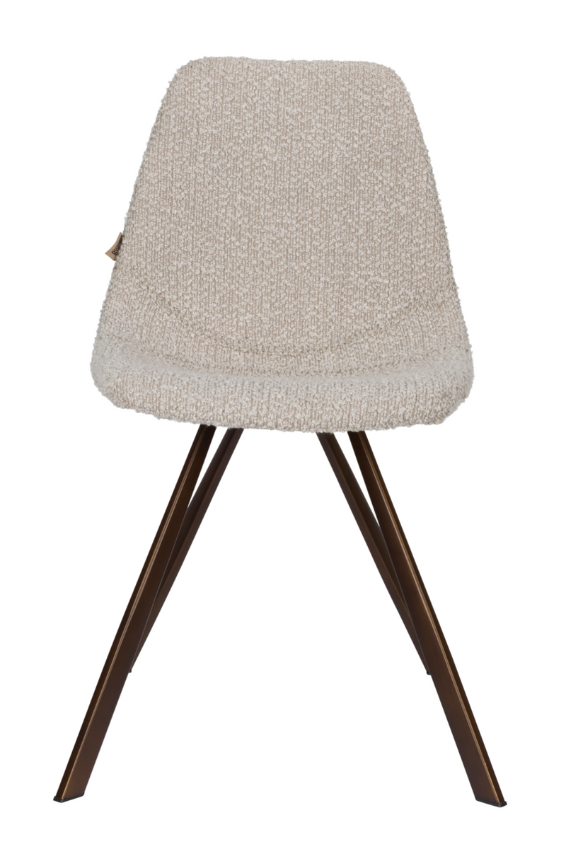 Bouclé Bucket Dining Chair (2) | Dutchbone Franky | Oroatrade.com