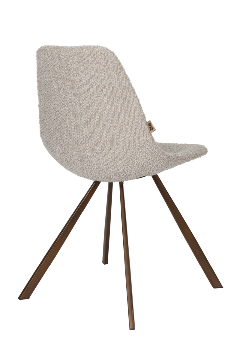 Bouclé Bucket Dining Chair (2) | Dutchbone Franky | Oroatrade.com