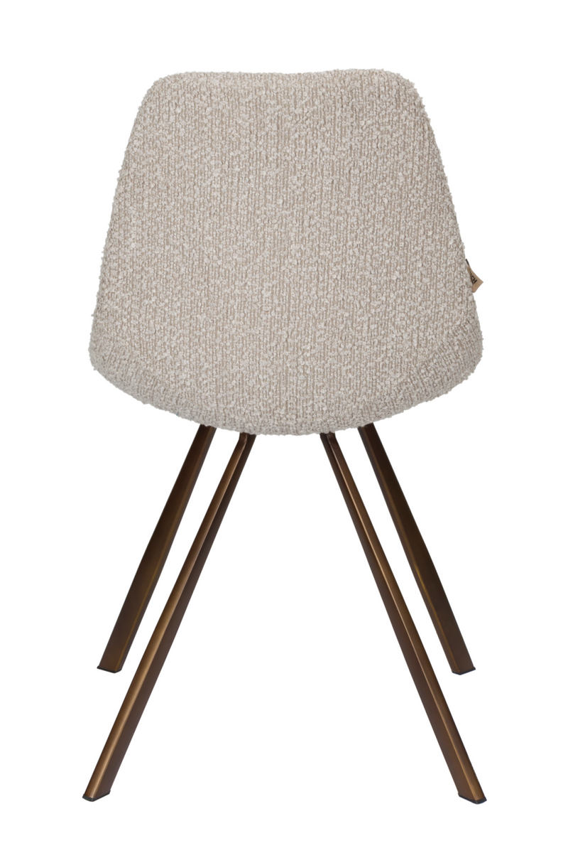 Bouclé Bucket Dining Chair (2) | Dutchbone Franky | Oroatrade.com