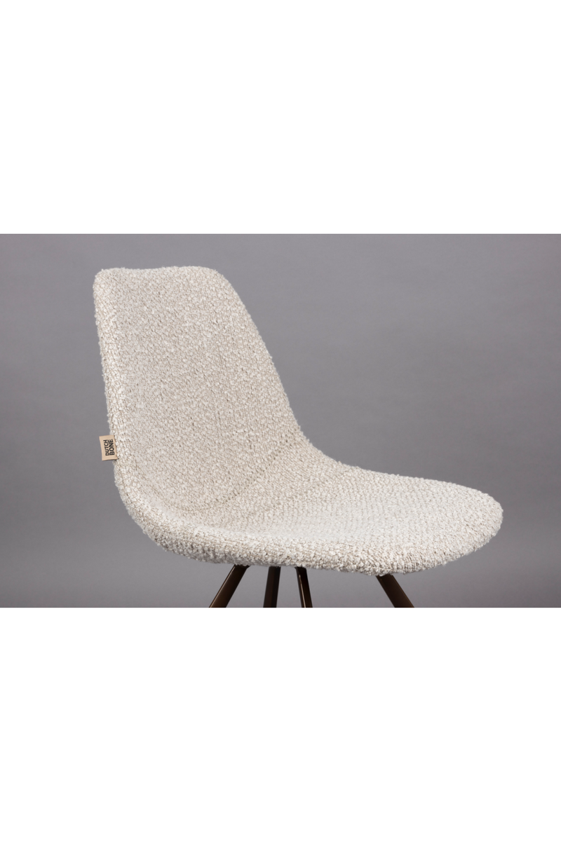 Bouclé Bucket Dining Chair (2) | Dutchbone Franky | Oroatrade.com